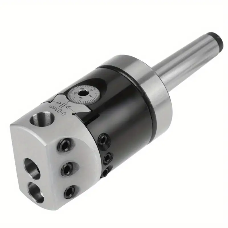 Set Testa Alesatrice F1-12 Con 9 Barre - MT2-M10 - Per Fresatrici CNC - Diametro 10-125mm - Foto 2