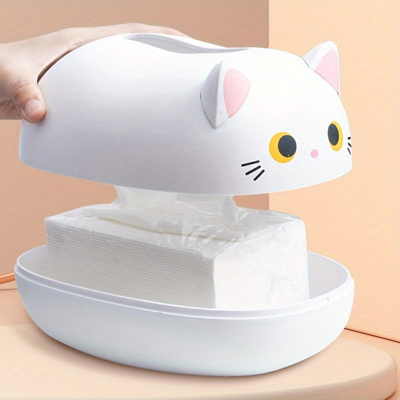 Charming Cat shaped Tissue Box Holder Multifunctional - Temu