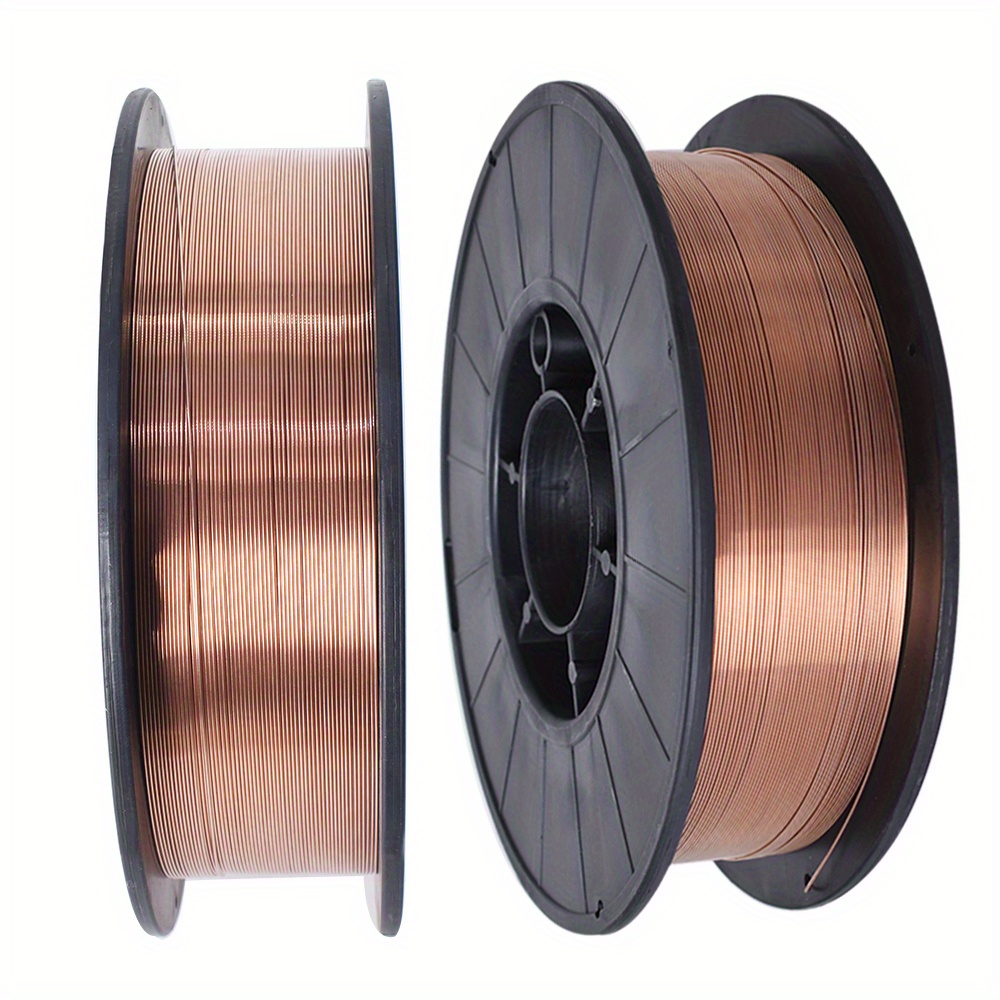 TEMU 11-lb Roll Of Er70s-6.030" (0.8mm) Mild Steel Mig Welding Wire, 2pcs