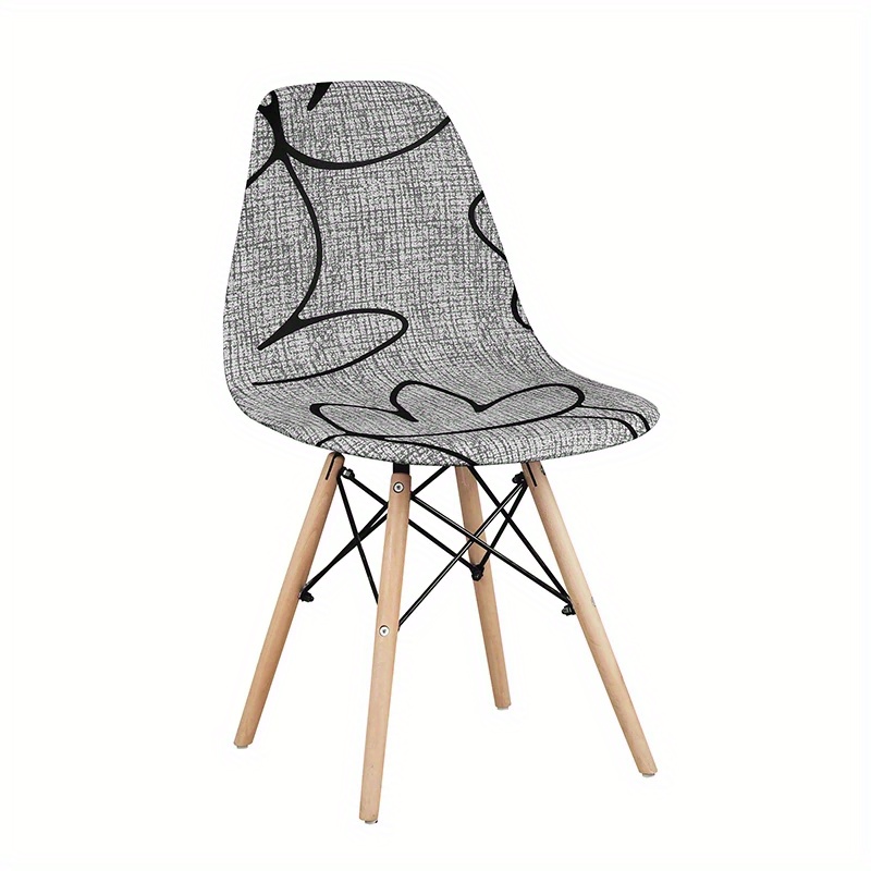 1/ 2pcs Shell Chair Slipcover, Modern Dining Chair Covers For Dining Room, Chair Slipcovers Stretch Sofa Covers For
