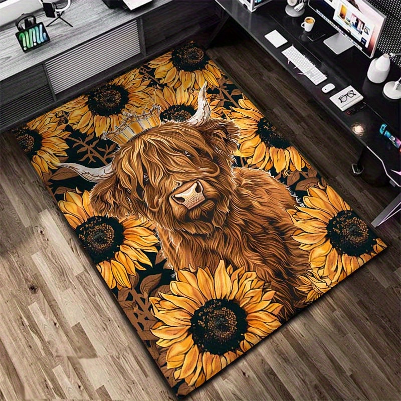 

& Cow Art- Carpet - Polyester Office Chair Mat, , 800g/m2