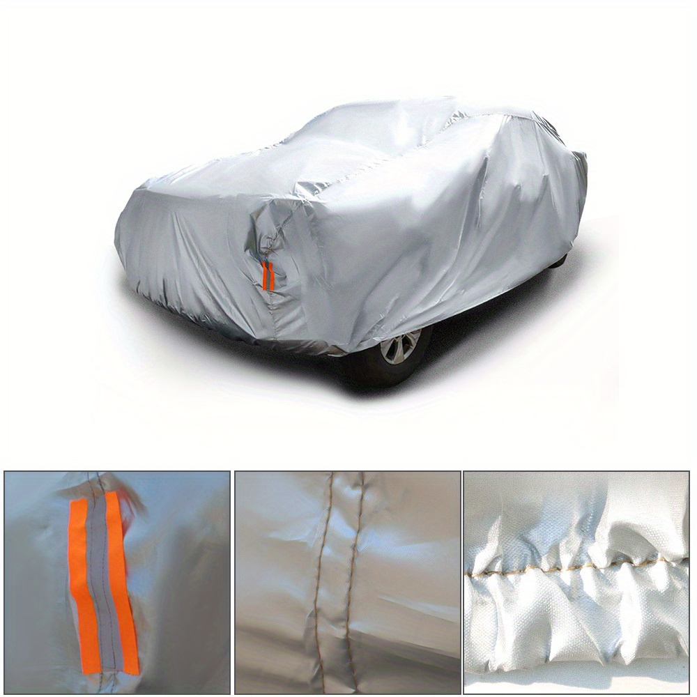 

Heavy Duty Pickup Truck Cover Universal Car Cover Silver Outdoor All Weather 260 Inch X 80 Inch X 65 Inch