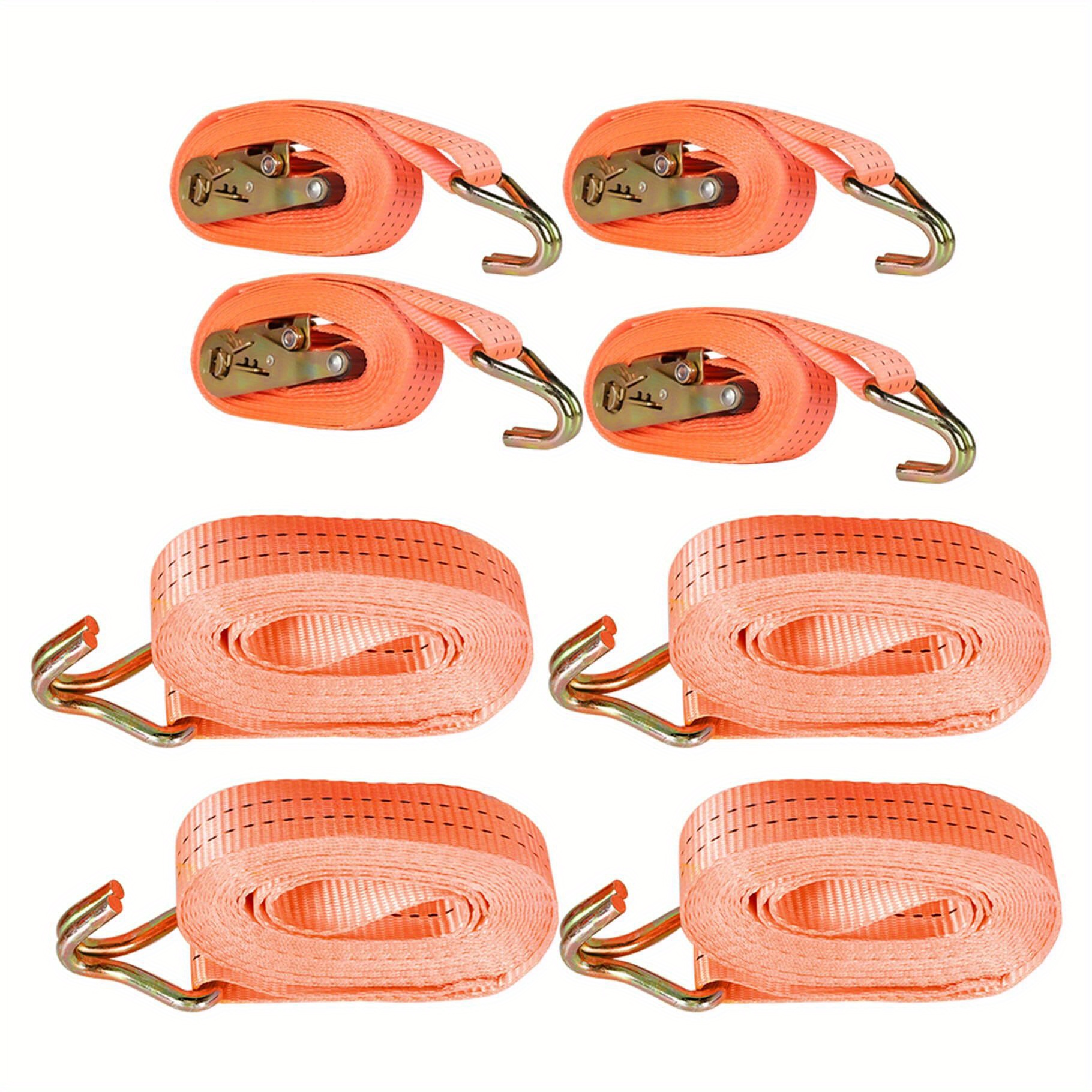 

4 Pack Ratchet Strap 1.5 X 15 Tie Down Straps 4000lb Heavy Duty Straps