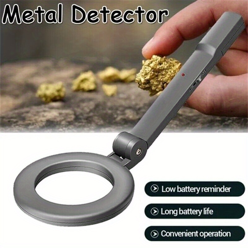 

Precision Handheld Metal Detector - Foldable & Ultra-, Hidden Metal Objects With Ease