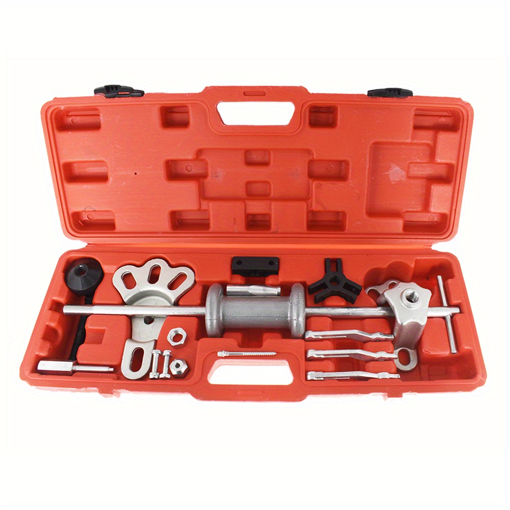 

9-way Slide Hammer Dent Puller Tool Kit Wrench Adapter Axle Bearing Auto Set