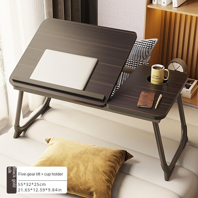 

Foldable Bed Laptop Desk Study Desk: Suitable For Versatile Usage, Especially Ideal For Dormitory Reading And Studying