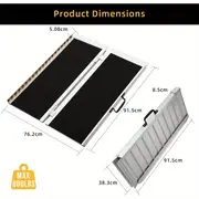 Portable Wheelchair Ramp Weight Capacity 800 Lbs Non slip - Temu