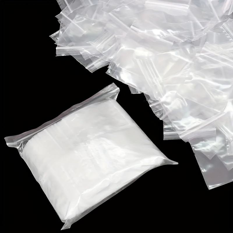 E-shop Ein Set von 1000 PVC-transparenten Schmuck-Reißverschlussbeuteln – Vielseitige klare Plastik-Schmuckbeutel, geeignet für Armbänder, Ketten