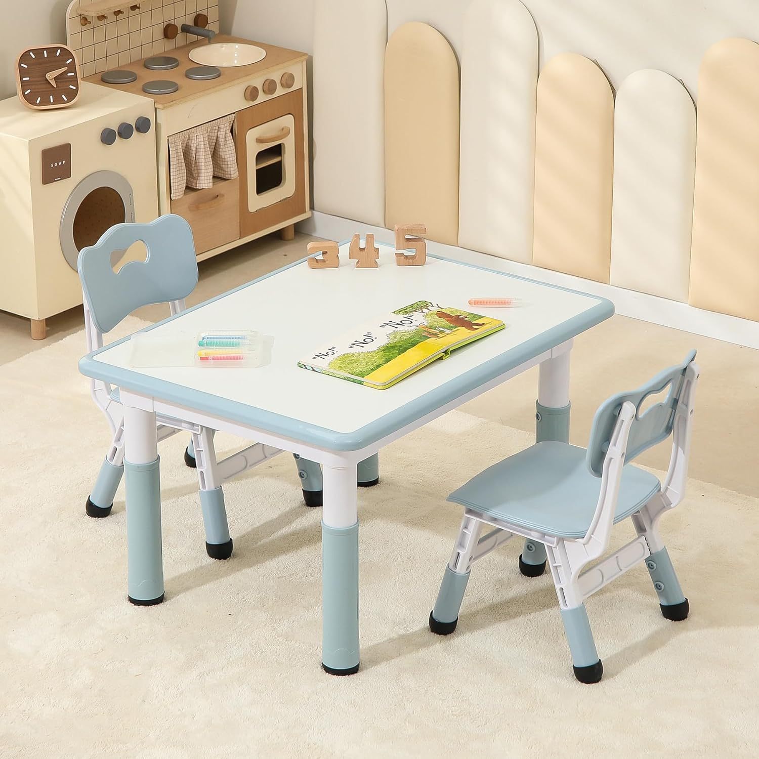 Plastic study table and chair best sale