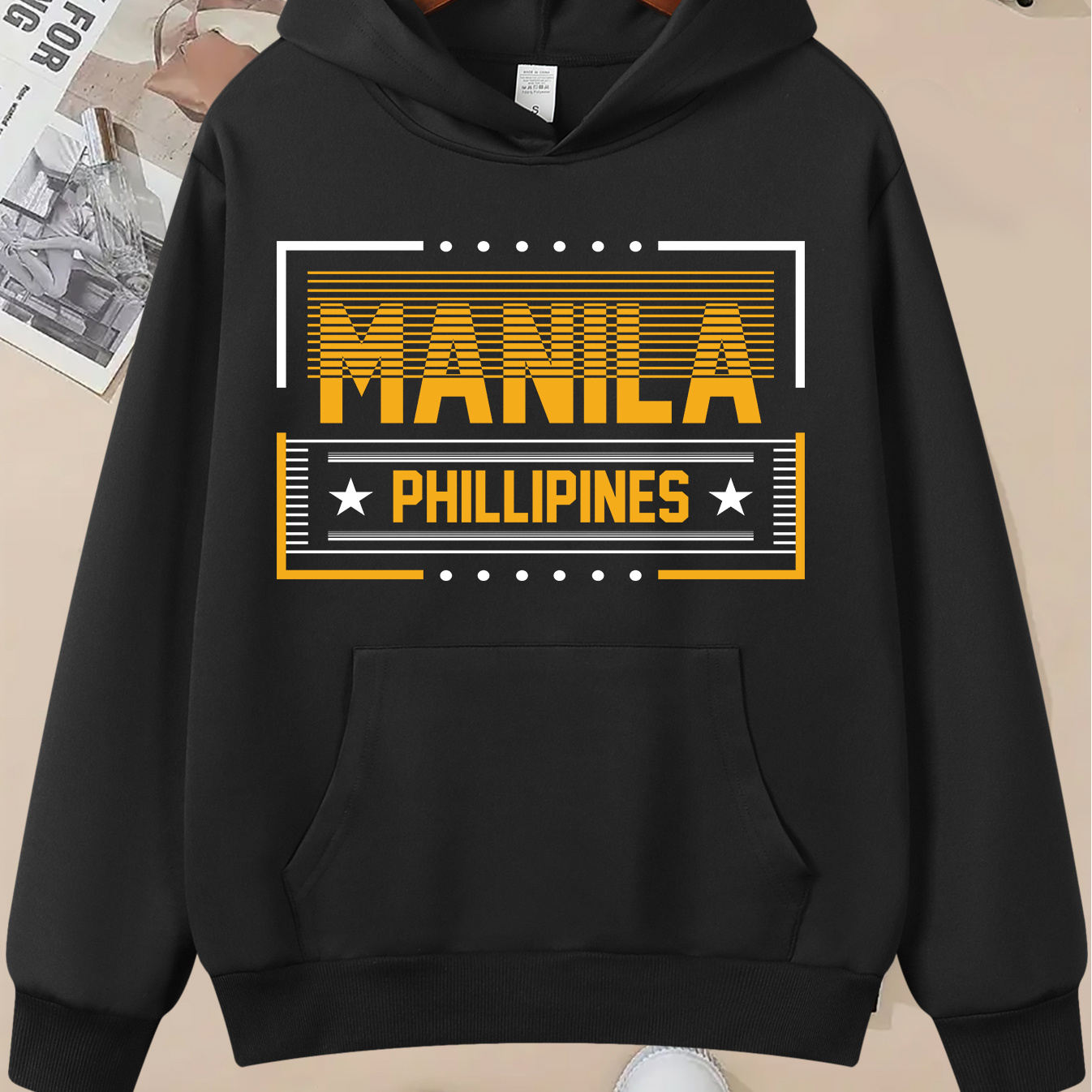 

Graphic Hoodie For Women - Casual Long Sleeve Pullover With Kangaroo Pocket, & Machine Washable, All , Crew Neck, Sweatshirt, Fall & Winter