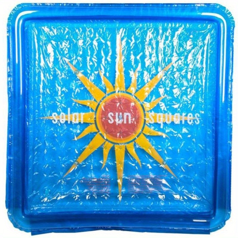 

Rings Uv Resistant Swimming Pool Heater Square Solar Cover, Sunburst