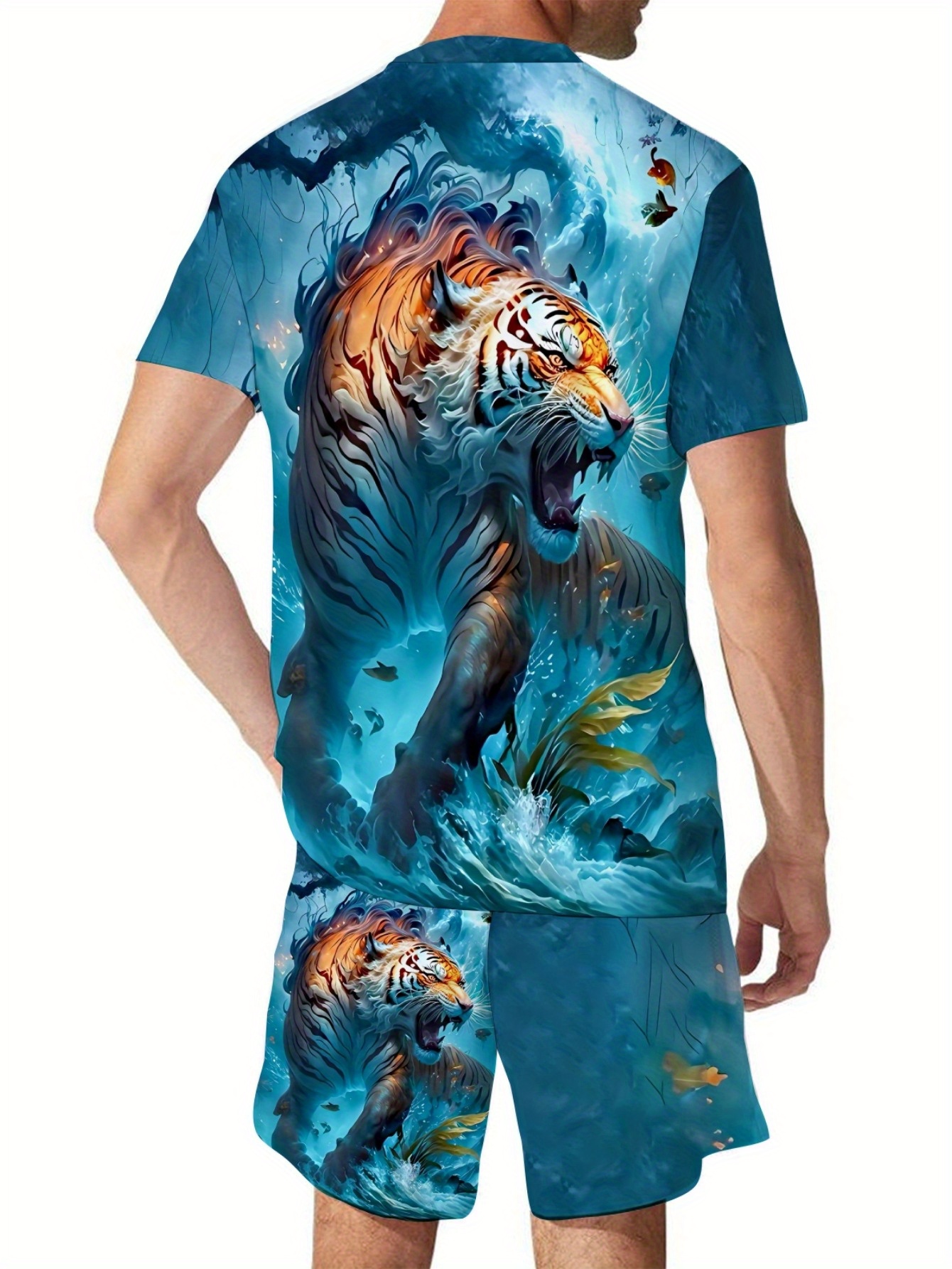 【THEAIRTOWN】 tiger shorts (2 color) Tiger Print Shorts - Etsy