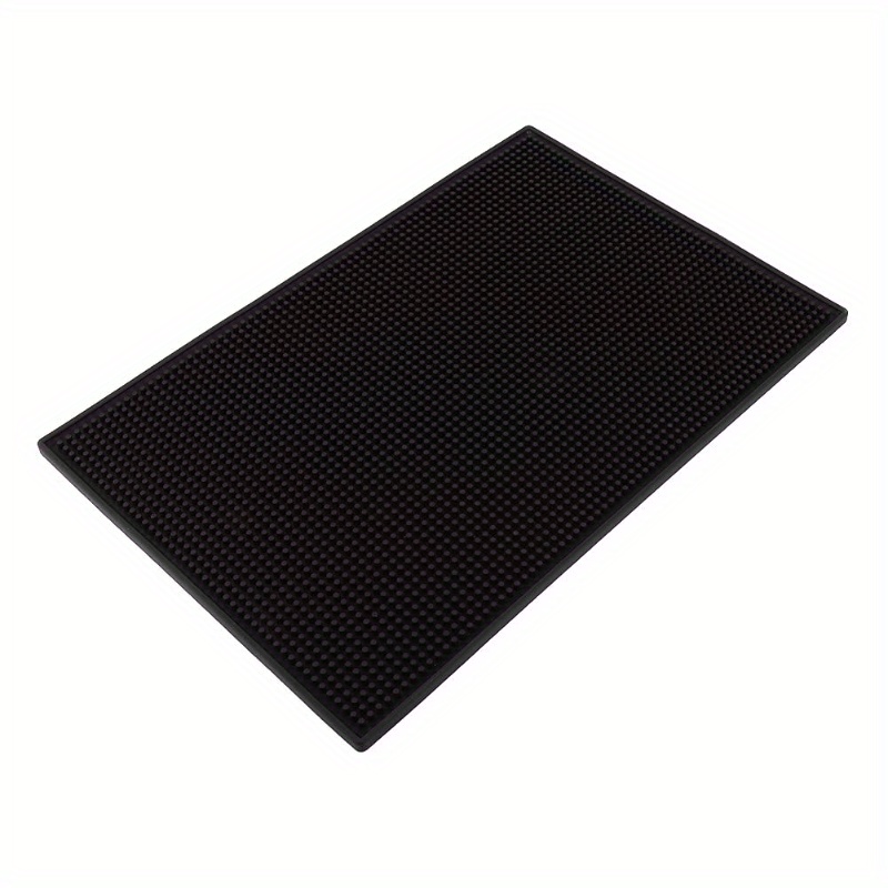 Image of Non-slip Bar Mat With Drainage Holes - Heat-resistant, And Durable For Serving Drinks, Perfect For Cocktails And Beer, Bar Table Mat | Modern Barware | Durable Bar Mat, Bar Accessories