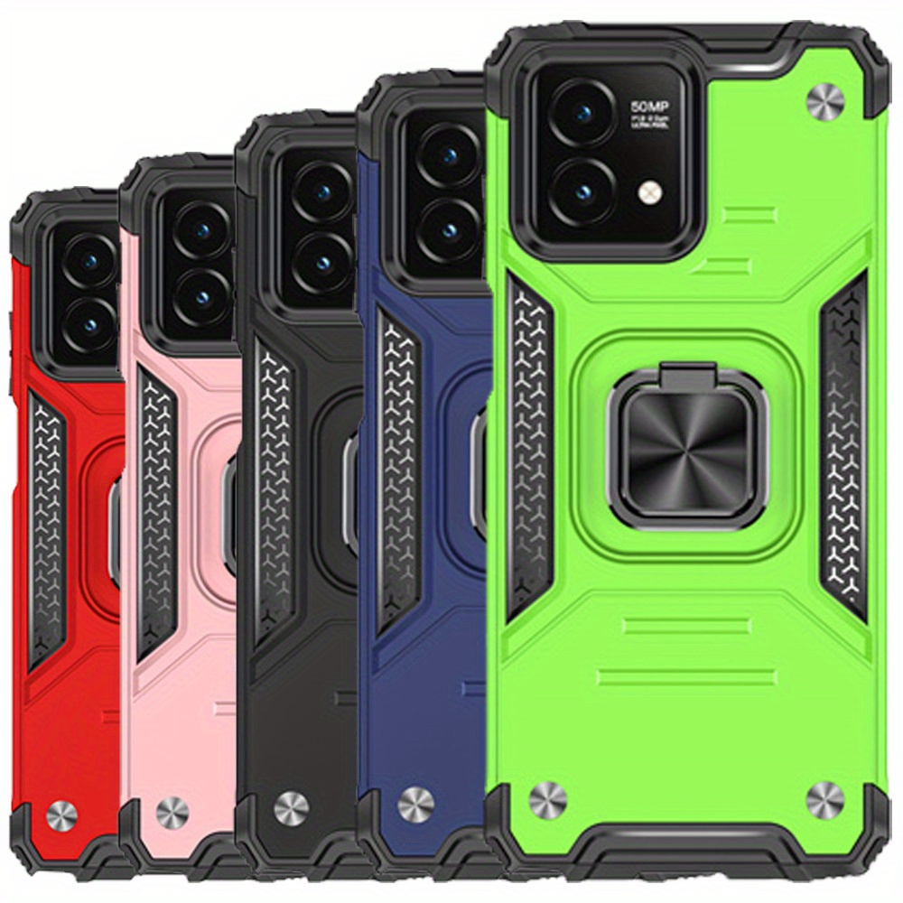 

For Shockproof Case, Ring Kickstand Hard Phone Cover