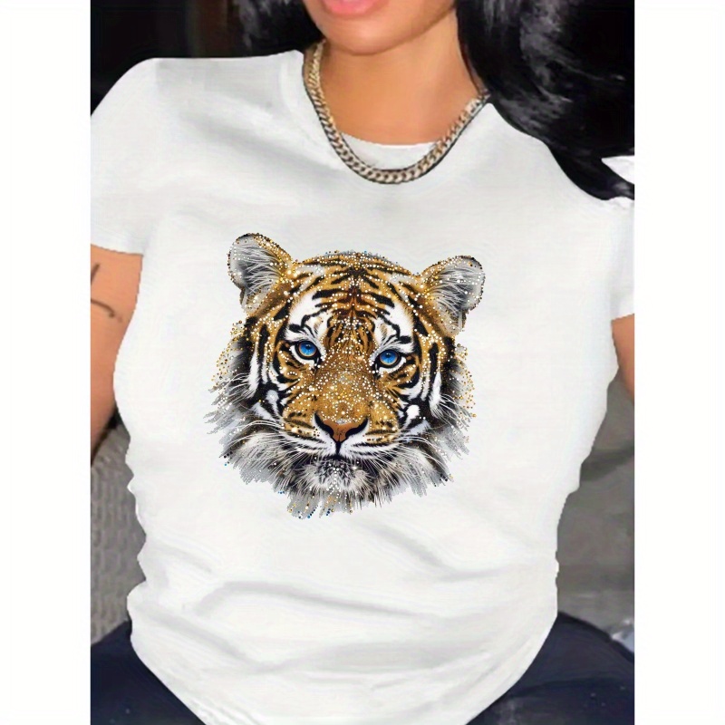 

Sparkling Tiger Artwork Women's T-shirt