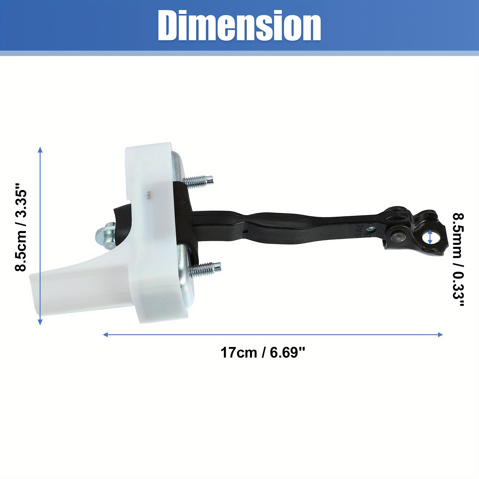 2X Front Door Hinge Stop Check Strap Limiter for Opel Corsa D E 3 Door