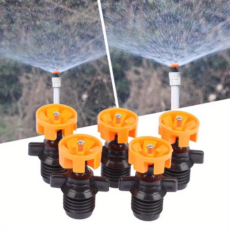 

10pcs 1/2" Male Thread Automatic Watering Nozzle Sprinkler Garden Flower Vegetable Irrigation