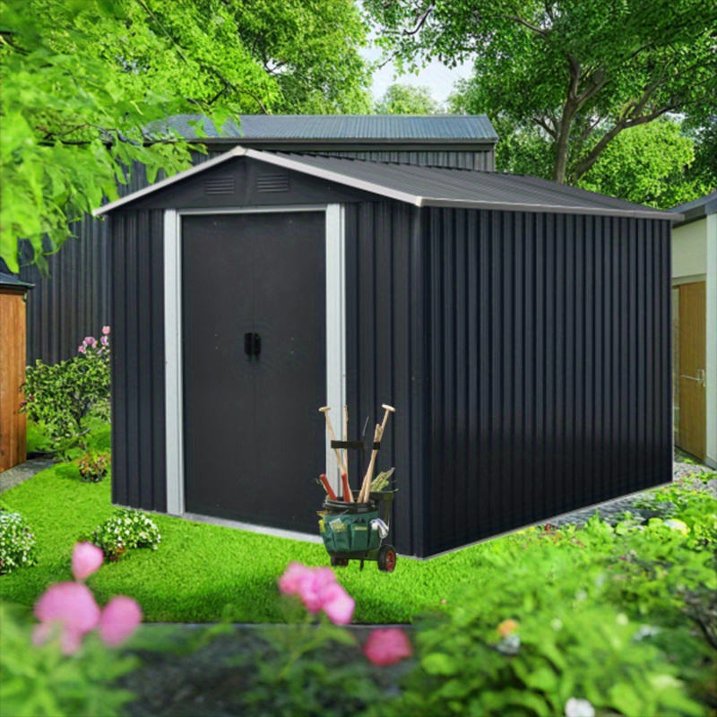 Outdoor Garden 8 'x 10' Metal Storage Shed Floor - Temu