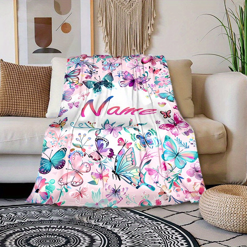 TEMU Personalized Blanket - , & - For , Bed, - For Birthdays & ,