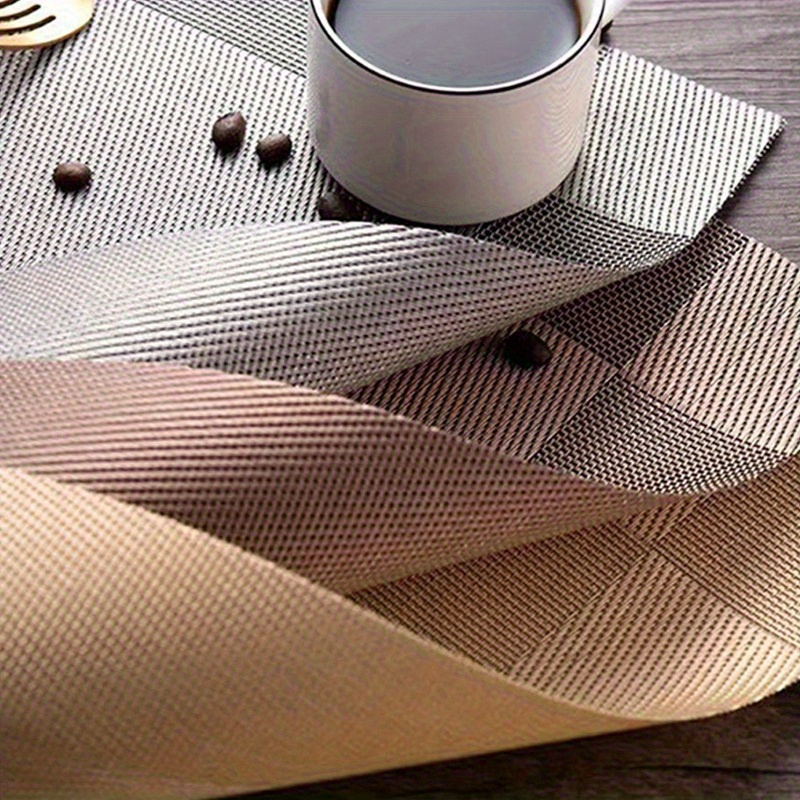 

Set Of 6 Pvc Placemats, Frame , -, , , Dining Table For And Restaurant Use