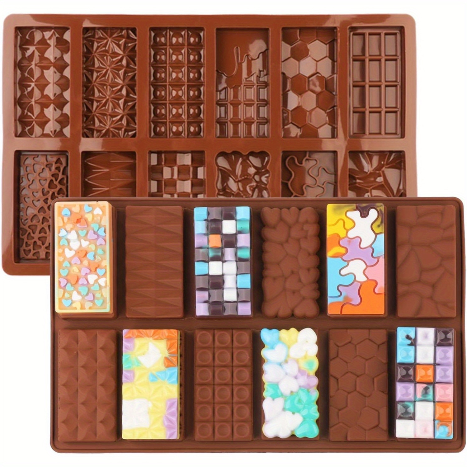 

2- Molds Set, Detachable Bar Molds, ,