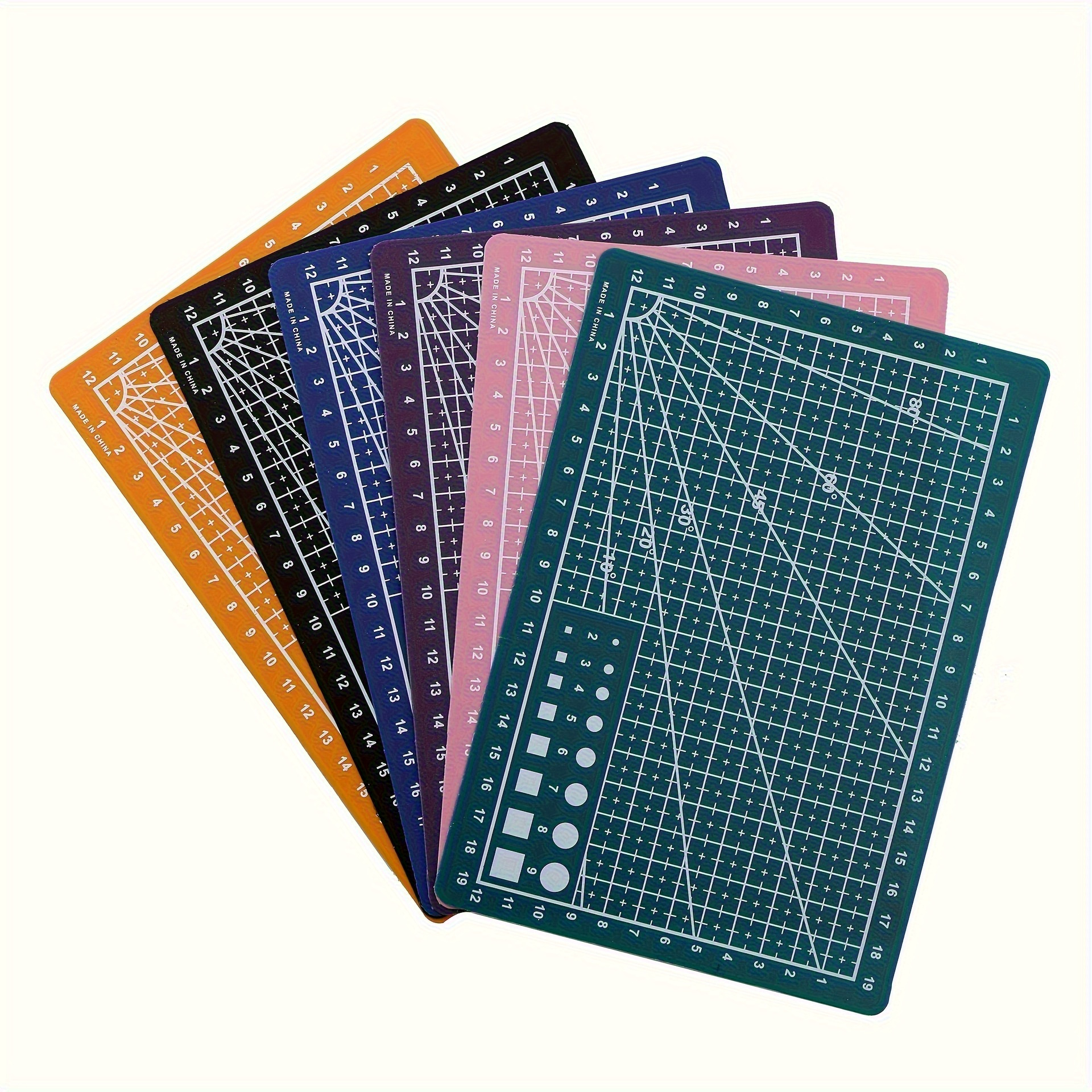 

A3 Double-sided Cutting Mat, 1pc, Plastic Craft Mat For Diy Quilting, Paper Projects, And Art - Durable Grid-lined Craft Pad For Office & School