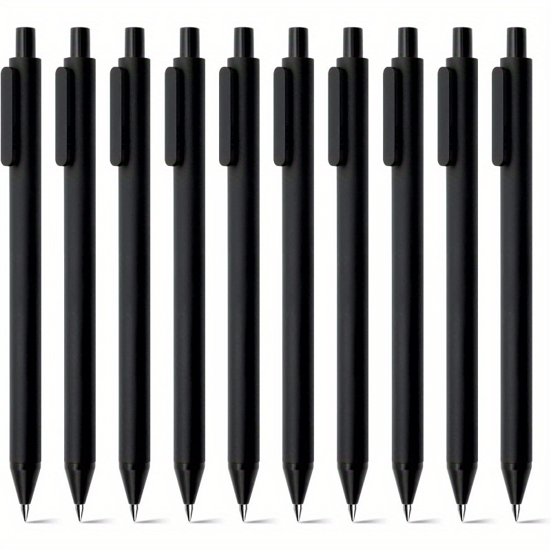 

10pcs Smooth Gel Pens, Quick-dry , 0.5mm Medium Point - Notes & Office Supplies