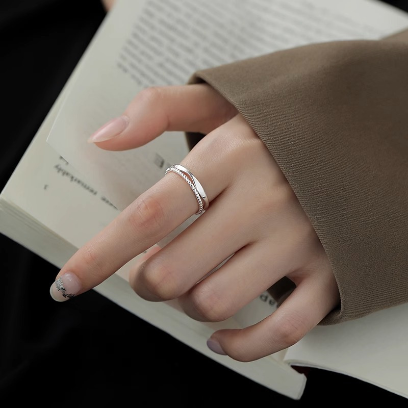 Adjustable Cuff Ring Women Copper Alloy Open Daily Vacation Ring