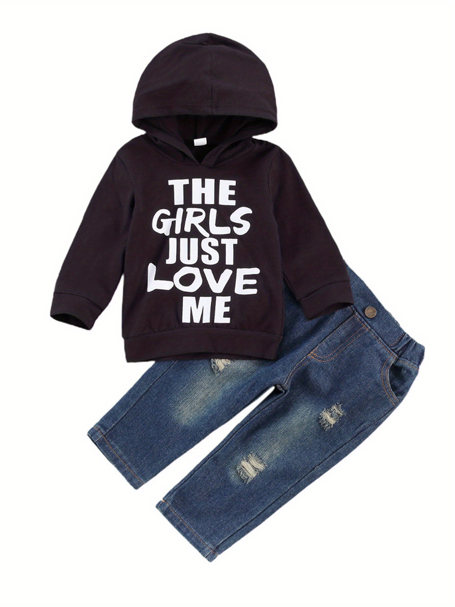 baby boy denim jeans sold on Temu United States