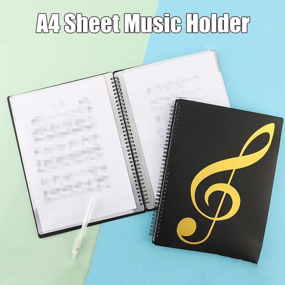 

A4 With 40 Pockets - High-quality Pp Sheet Binder For , Band & Solo Performances