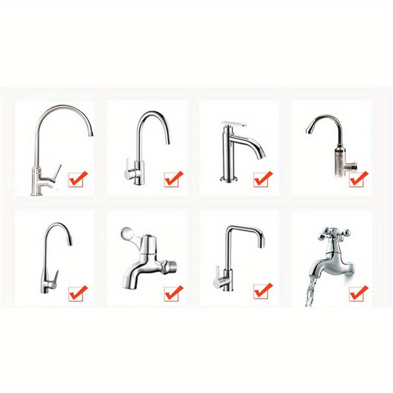 Rotating Faucet Water Purifier Filter, Extender with Water Purifier - Plastic, Purifier Kitchen Sink Accessories, Clean Hands And Drinking Water, No Electricity Required, Control Water Flow, Filter for Drinking Water