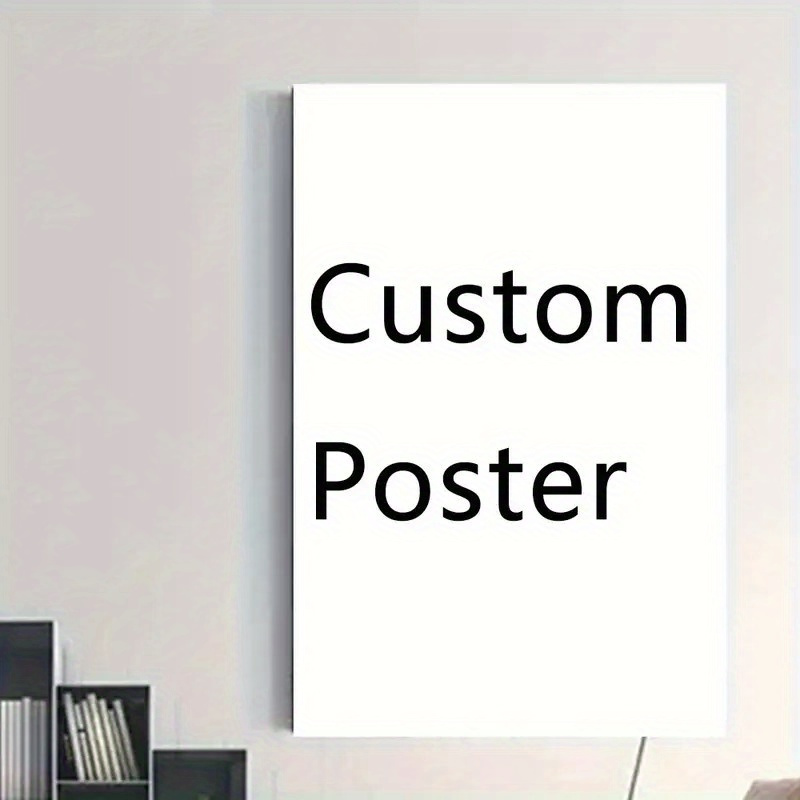 

Customizable Unframed Poster 7.87x11.81in - Personalize With Your Photo, Fashion-themed Wall Gift Poster Wall Art Custom Poster