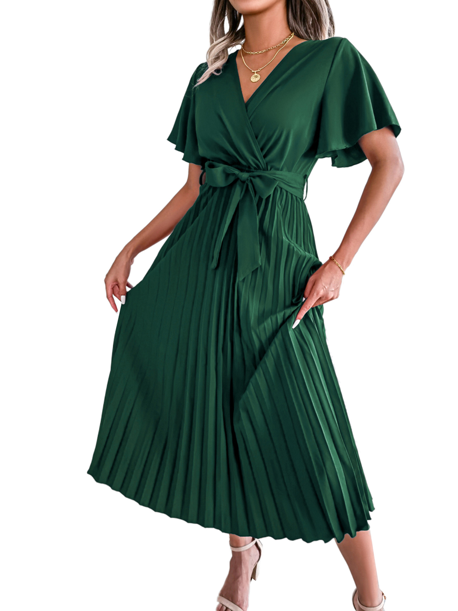 green emerald velvet dress Hot Selling Summer Kids Girls Simple Style Solid Color Plain Cotton Sh –  MyKids-USA®