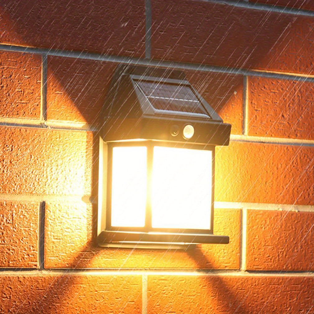 

Solar Wall Lights Outdoor, Porch Lights Fixture, Solar Wall Lantern With 3 & Motion Sensor, Waterproof Solar Sconce Lights With Clear Panel For Entryway Front Door