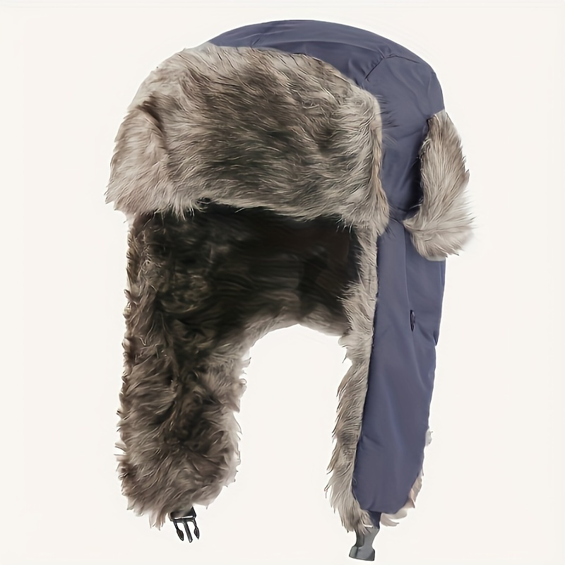 minga london ORION FURRY TRAPPER HAT Grunge & Y2K Hats - Headwear