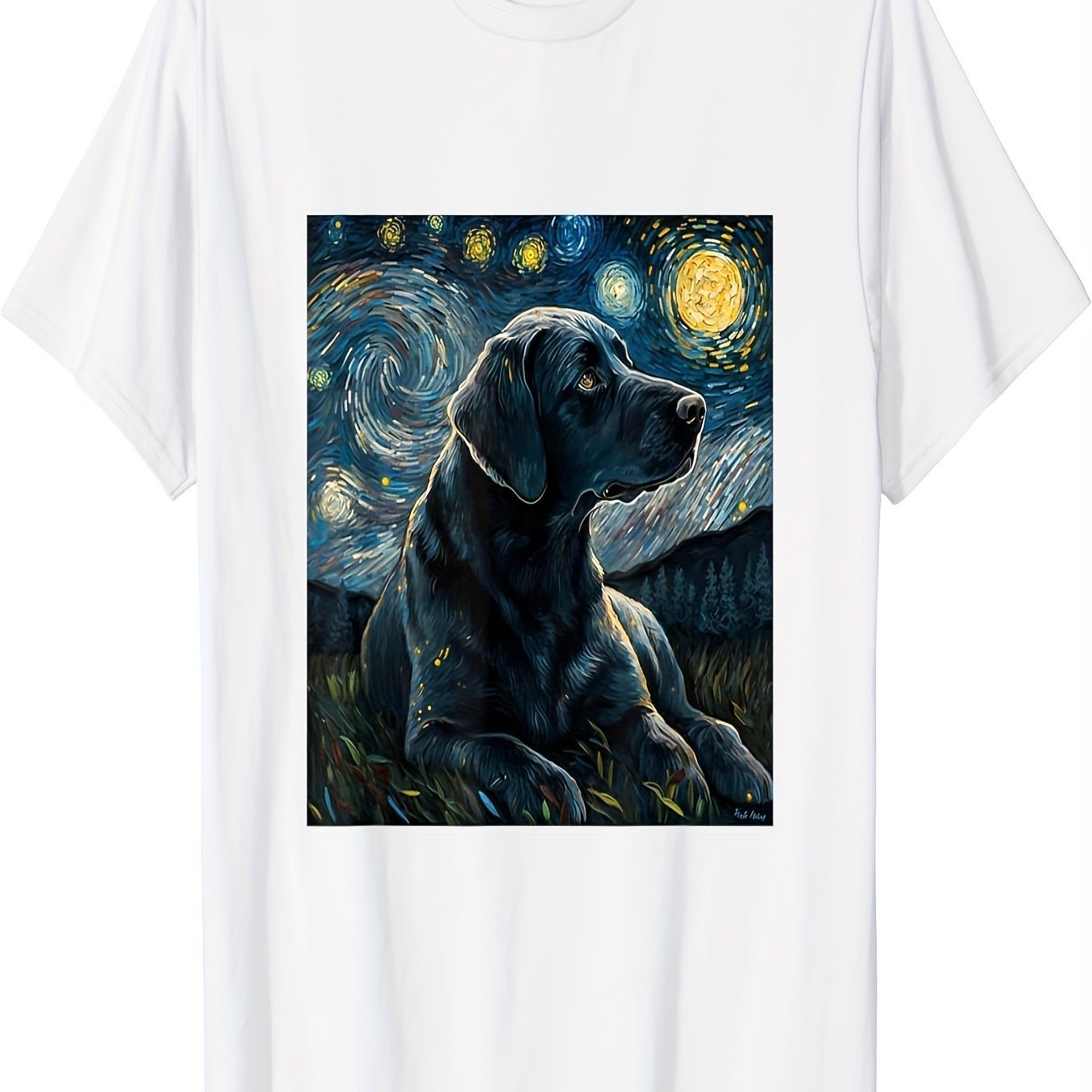 

Cute , Black Labrador Retriever Puppy, Mom , Man T-shirt