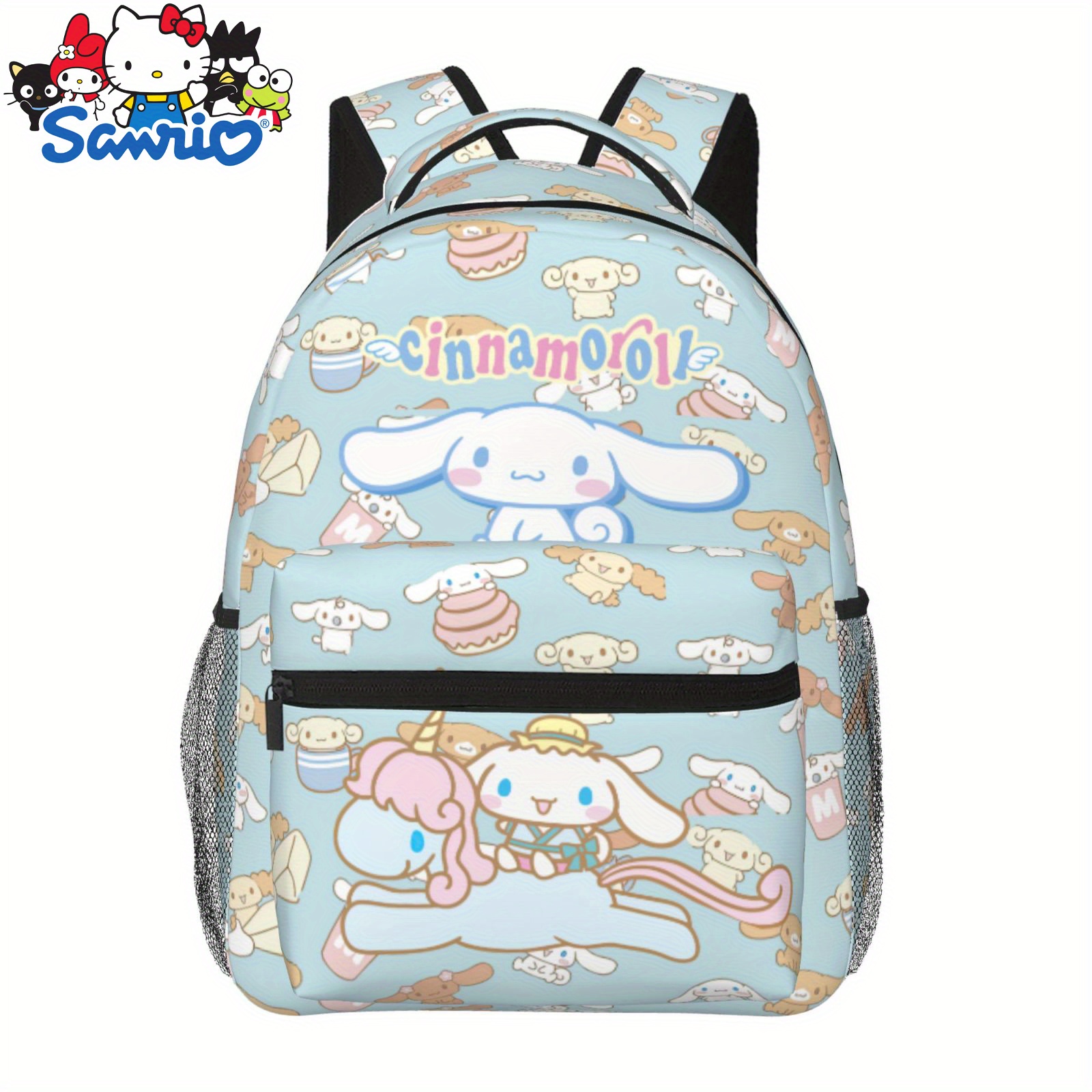 TEMU 1pc, Authorized By Cinnamoroll Backpack Book Bag Unisex Fashion Backpacks Bookbag Lightweight Daybag Travel Bag