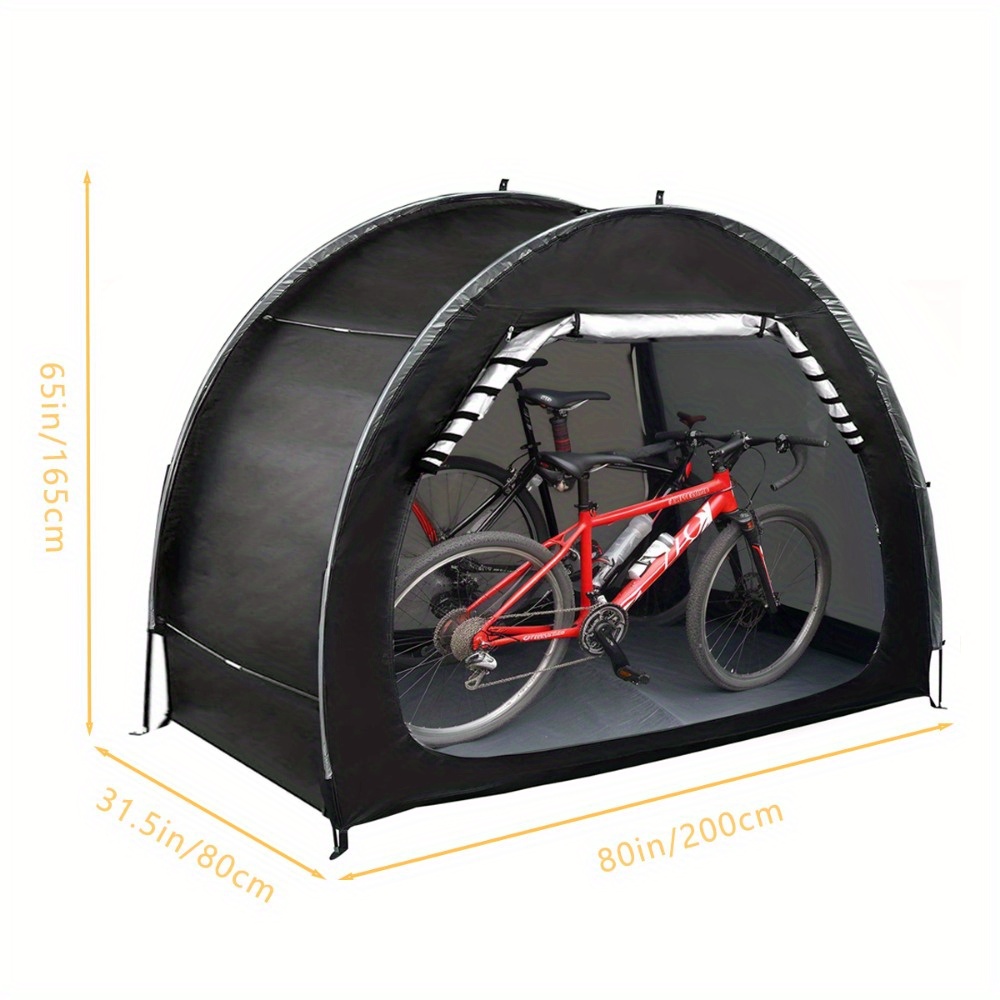 Outdoor Bike Storage Shed Tent Waterproof Garage Tent Zipper Temu