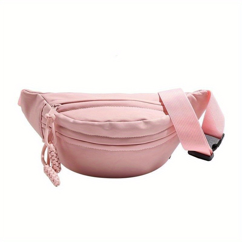 Solid Colour Ladies Canvas Sling Bag for Travel