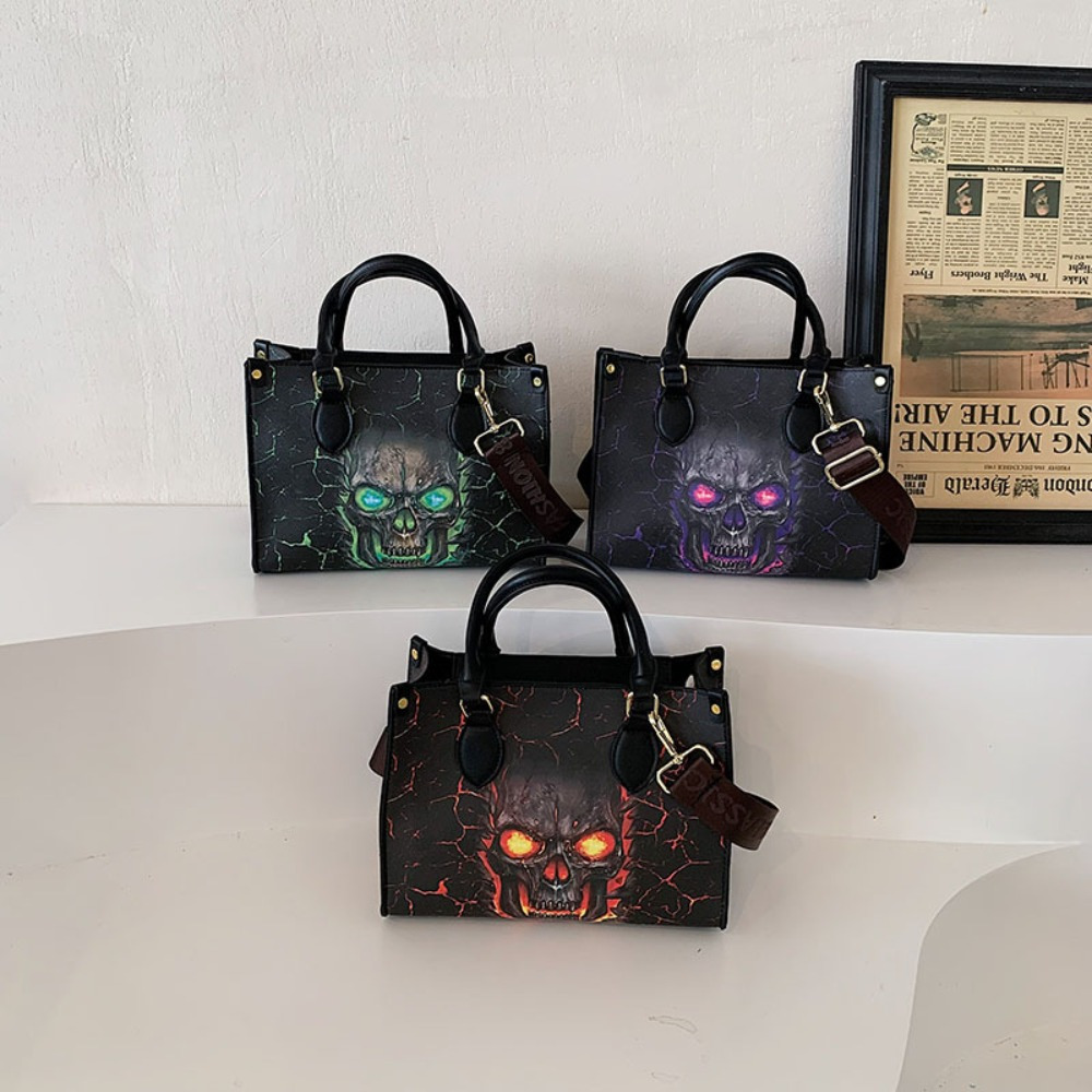 

Skull Halloween Tote Bag , Women's Shoulder Bag