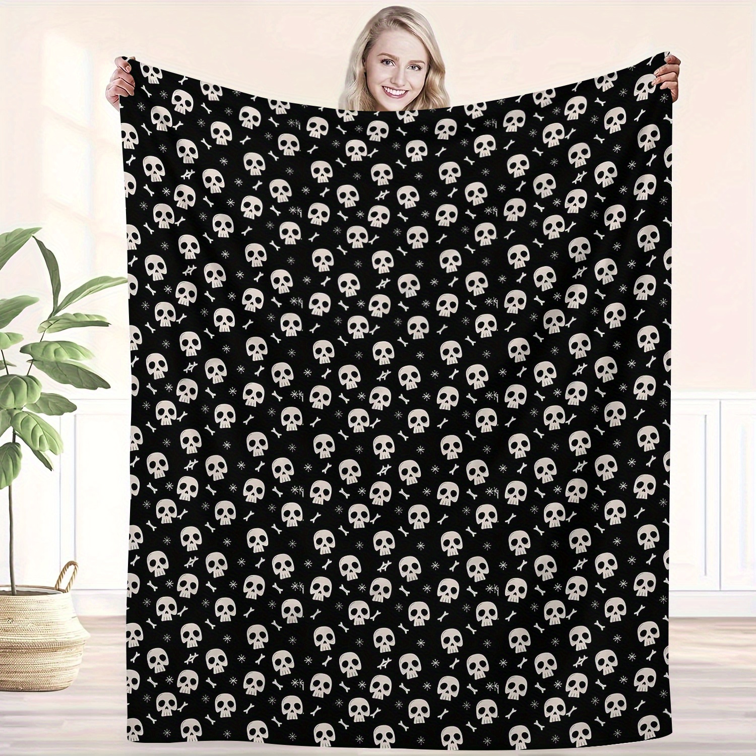 

Print Flannel Fleece Throw Blanket - Vintage Style Soft Cozy All-season Knitted Sofa Blanket For Tv, Lounge & Bedroom - Digital Print Polyester Lightweight Wrap - Unique Gift For Friends & Family