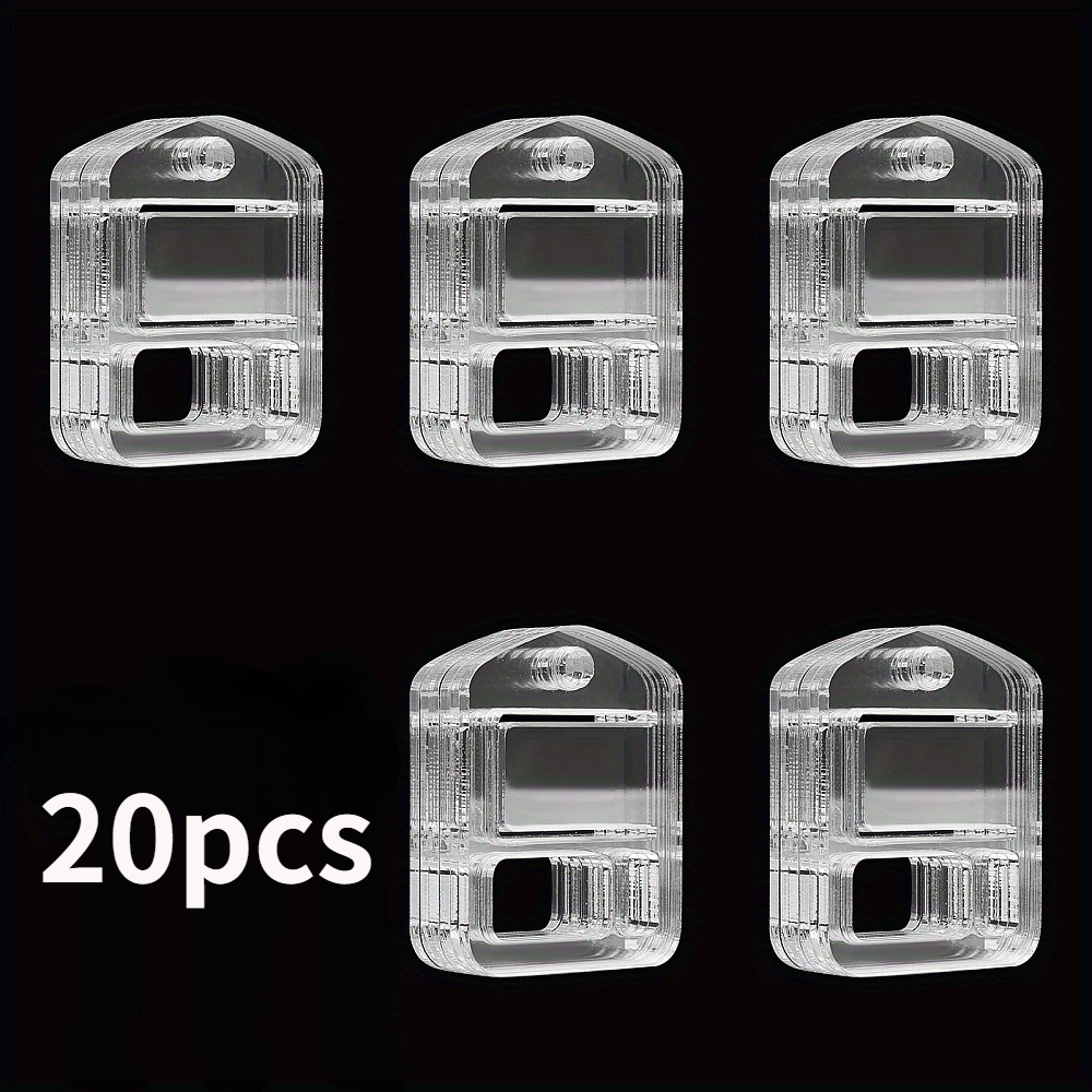 20pcs Clear Acrylic Embroidery Floss Bobbins - Space- Thread Organizers For Sewing & Crafts, Stitch And Diy Projects