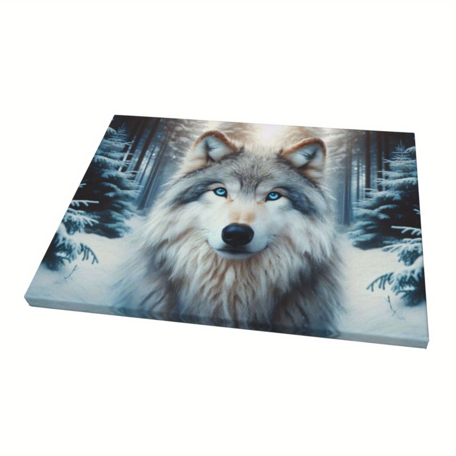 

Wolf Wooden 11.8"x15.7" – For , , Décor – For , , , ,