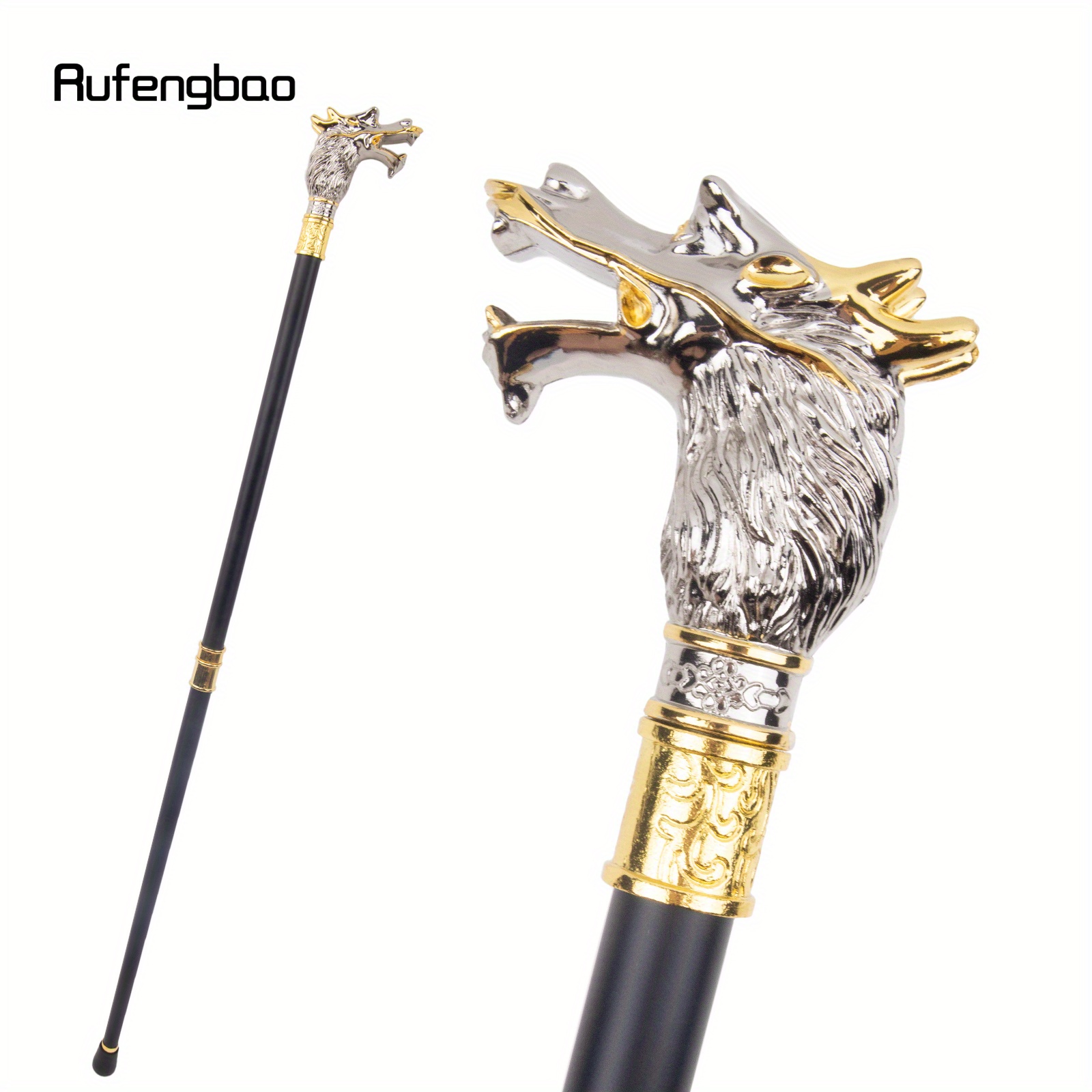 Rose London Handmade Decorative Brass Rabbit Head Handle Victorian Wooden Walking Stick Cane Ideal Vintage Gift For Men Women Father/Mother Natural