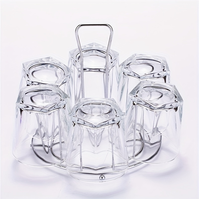 

Steel High Cup , Golden Glass , Countertop Draining , Mug Storage