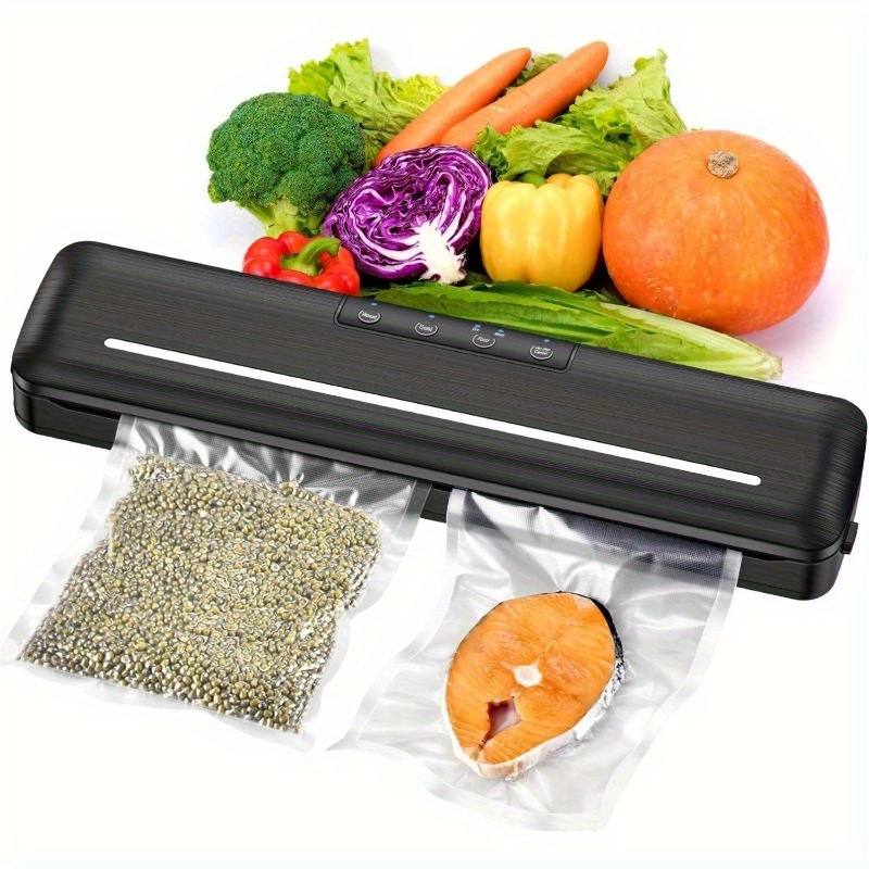 

Automatic Food Vacuum Sealer With Dry/ Wet Food Pattern And Cutting Design With 10 11.8-inch Vcauum Food Sealing Pockets