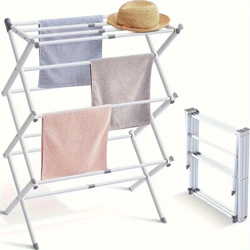

High Quality Practical Durable Portable Foldable Drying Rack, Compact Space Saving Drying Rack For Indoor And Outdoor Rv Travel, Multi-functional Drying Rack