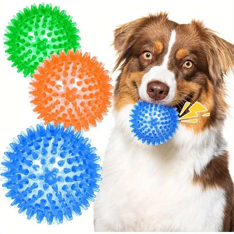 

3pcs Squeaky Dog For Dental - , Bpa-free For To Breeds