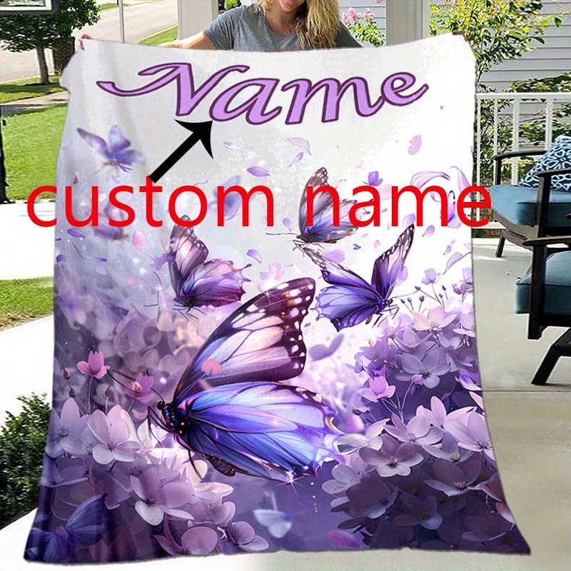 

Personalized & Blanket - , & - | For Birthdays, | For Sofa, Bed, | | In 3