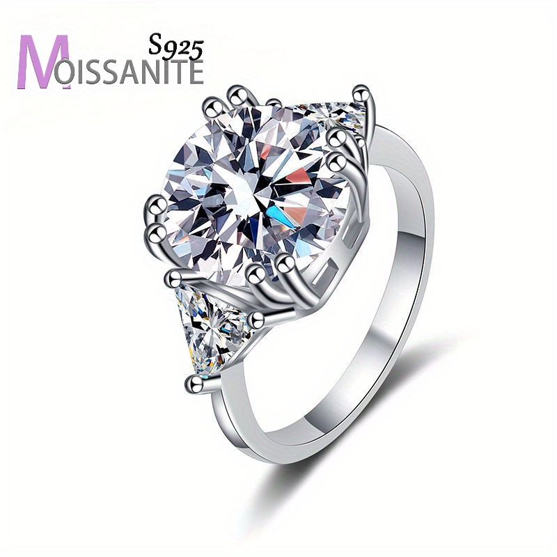 

925 5 Moissanite Temperament -end For Women 's Day Christmas Halloween Box 4g